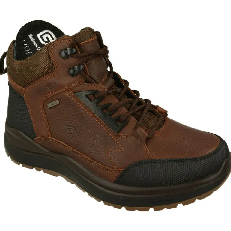 Bota Con Cordones De G Comfort Con Cremallera Lateral Y Membrana Impermeable, Planta Anatomica Extraible Y Piso Cuna Treking