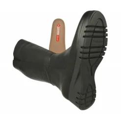 Bota De Piesanto De Pala Lisa Con Cuna Alta De Poliuretano Aligerada Con Forro De Bamara Y Caña De Ancho Especial 43Cm