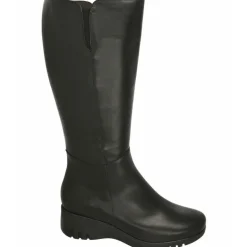Bota De Piesanto De Pala Lisa Con Cuna Alta De Poliuretano Aligerada Con Forro De Bamara Y Caña De Ancho Especial 43Cm