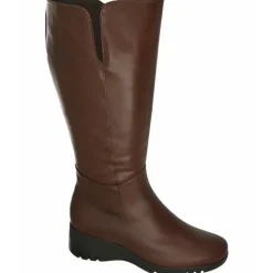 Bota De Piesanto De Pala Lisa Con Cuna Alta De Poliuretano Aligerada Con Forro De Bamara Y Caña De Ancho Especial 43Cm