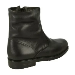 Bota Piel Baerchi Con Cremallera Y Piso Goma.