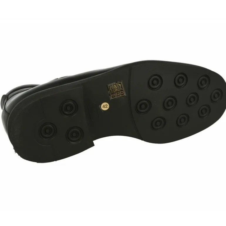 Botin Cordones De Paco Cantos En Boxcalf Ancho Especial.
