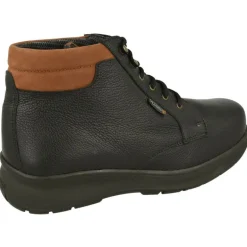 Botin De Cordones De Calzamedi En Pala Lisa Con Horma De Ancho 13, Piso De Cuna De Poliuretano Y Planta Extraible