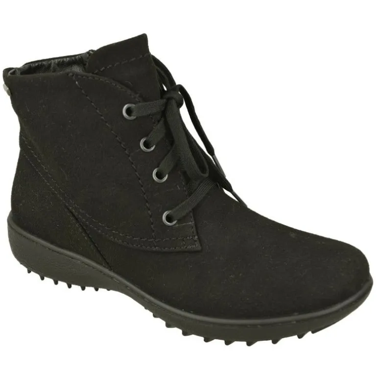 Botin De Cordones De Westland En Antelina Impermeable Con Piso De Cuna De Poliuretano Y Planta Extraible