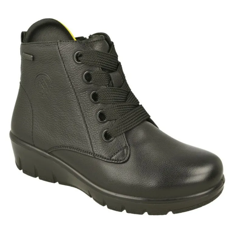 Botin De G Comfort En Pala Lisa Impermeable Con Horma Ancho 13, Piso De Cuna Amortiguada Y Planta Anatomica Extraible