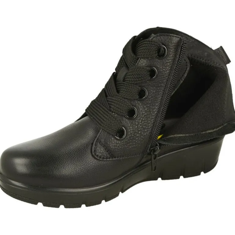 Botin De G Comfort En Pala Lisa Impermeable Con Horma Ancho 13, Piso De Cuna Amortiguada Y Planta Anatomica Extraible