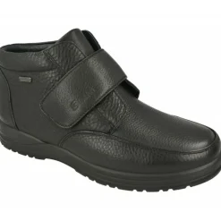 Botin De G Comfort En Piel Grabada Con Membrana Impermeable, Piso De Caucho Y Horma De Ancho Especial Con Planta Extraible