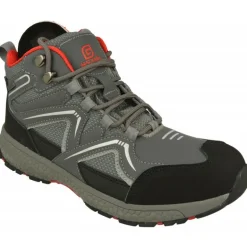 Botin De G Comfort En Piel Nobuck Impermeable De Horma De Ancho Especial Y Planta De Descanso Extraible