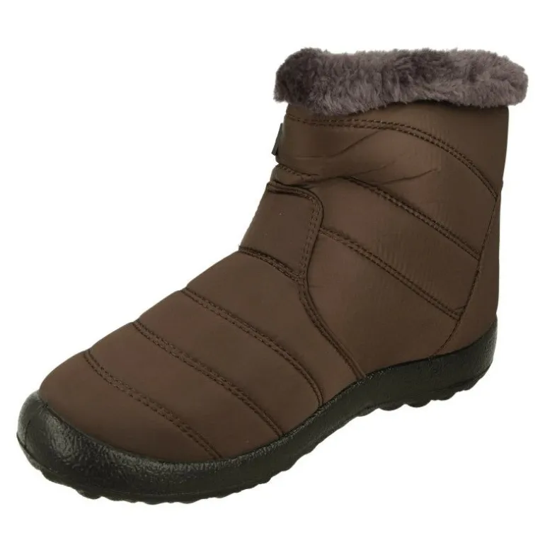 Botin Del Doctor Cutillas De Tejido Elastico Con Cremallera Lateral Y Piso De Goma Con Forro De Borreguiillo