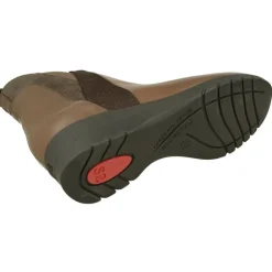 Botin De Piesanto De Pala Lisa Con Elastico Y Cremallera En Caña, Piso De Caucho Y Planta Anatomica Extraible