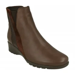 Botin De Piesanto En Piel Lisa Con Lateral Combinado, Piso De Cuna De Caucho Y Planta Extraible