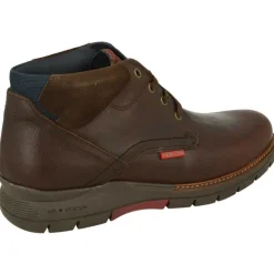 Botin De Tolino Acordonado De Pala Lisa Con Piel Engrasada Y Piso De Caucho Flexible Con Planta Anatomica Extraible