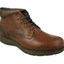 Botin De Tolino Con Cordones De Pala Lisa Con Piso De Poliuretano Muy Ligero Y Plantilla De Descanso Extraible