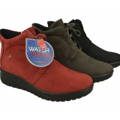 Botin De Westland Antes Romika En Antelina Impermeable, Piso De Cuna De Poliuretano Amortiguado Y Planta De Descanso