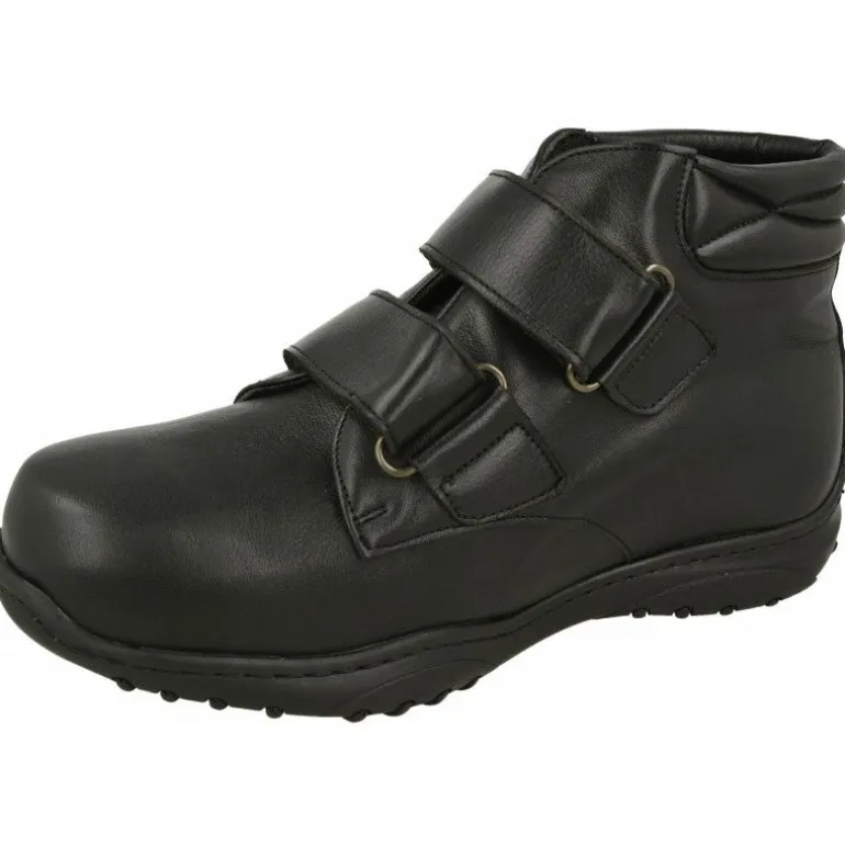 Botin Velcro De Calzamedi En Horma De Ancho 14, Planta De Descanso Y Piso De Goma