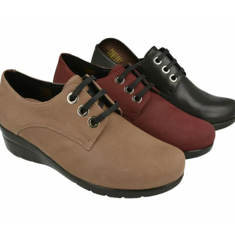 Cordon De Comfort Class De Pala Lisa En Piel Nobuck Con Cuna Intermedia Aligerada Y Planta De Descanso Extraible
