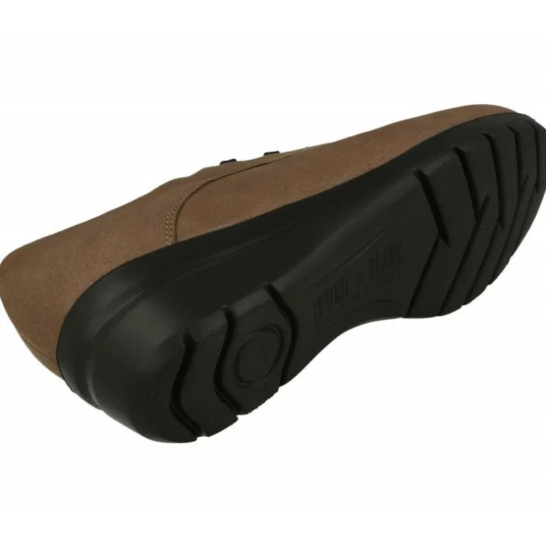 Cordon De Comfort Class De Pala Lisa En Piel Nobuck Con Cuna Intermedia Aligerada Y Planta De Descanso Extraible