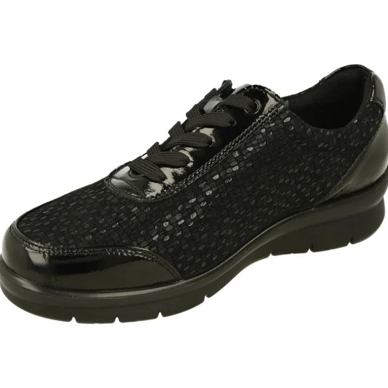 Cordon De G-Comfort En Piel Combinada Charol Metal De Horma Ancho 14 Piso De Cuna Ancha Y Planta De Descanso Extraible