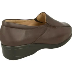Mocasin De Calzamedi Con Elasticos En Pala De Doble Costura, Piso De Poliuretano De Base Ancha Con Planta Anatomica Extraible