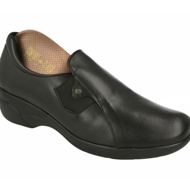 Mocasin De Comfort Class De Pala Lisa Con Planta De Descanso Extraible Y Cuna De Poliuretano