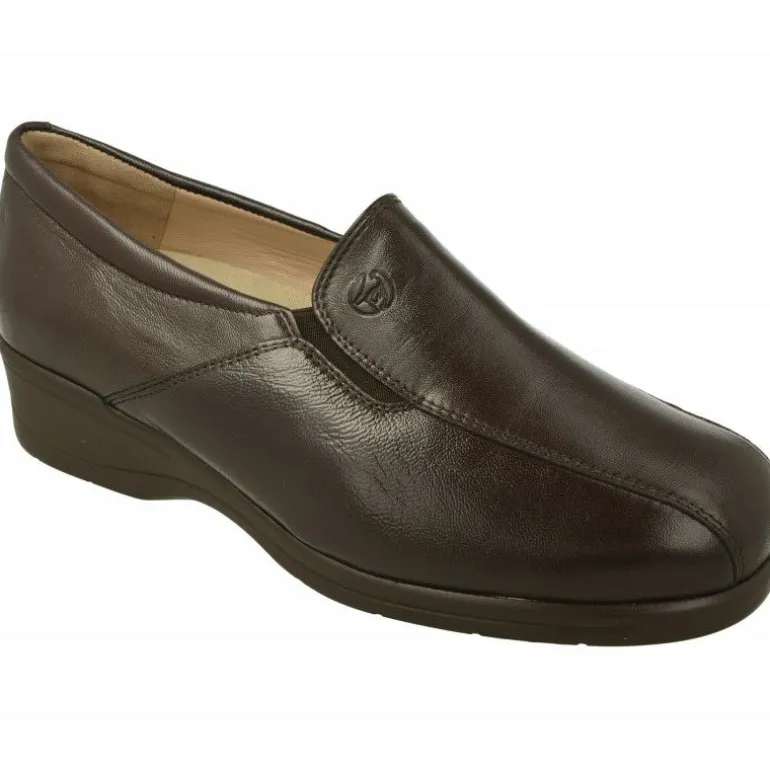 Mocasin De Drucker Con Pala Abotinada Elasticos Y Piel De Cordero.
