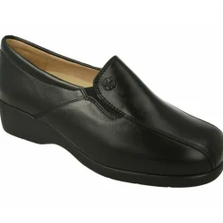 Mocasin De Drucker Con Pala Abotinada Elasticos Y Piel De Cordero.