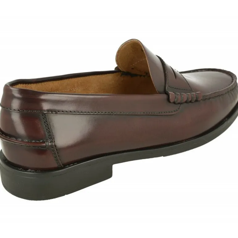 Mocasin De Edwards De Piel Florentic Y Horma Confortable Con Planta De Descanso Extraible Y Piso De Amortiguacion