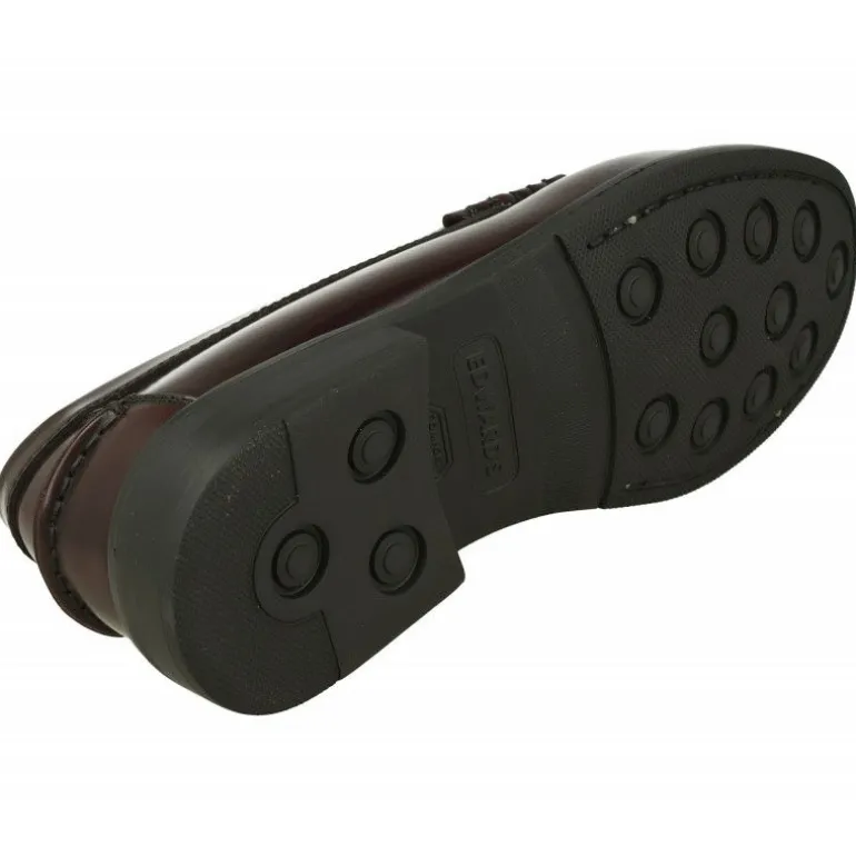 Mocasin De Edwards De Piel Florentic Y Horma Confortable Con Planta De Descanso Extraible Y Piso De Amortiguacion