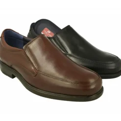 Mocasin De Tolino En Horma De Ancho Especial Para Vestir, Con Piso De Descanso Y Planta Anatomica Movible