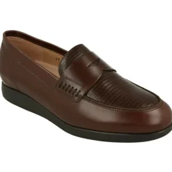 Mocasin En Piel De Piesanto, Plantilla Movible Piso Poliuretano.