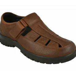 Sandalia Cerrada De G Comfort Con Ajuste De Velcro Y Piso De Descanso Con Planta Anatomica Movible