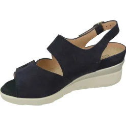 Sandalia De Comfort Class (Essential) Con Doble Tira De Velcro Ajustable En Piel Nobuck Y Planta Extraible, Piso De Cuna Ligera