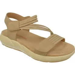 Sandalia De Doctor Cutillas Con Tiras De Tejido Elastico Y Doble Ajuste De Velcro, Planta Anatomica Y Piso De Amortiguacion