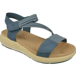 Sandalia De Doctor Cutillas Con Tiras De Tejido Elastico Y Doble Ajuste De Velcro, Planta Anatomica Y Piso De Amortiguacion
