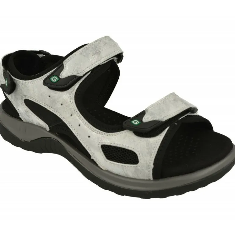 Sandalia De Gconfort Con Doble Velcro Ajustable Planta Anatomica De Descanso Y Piso De Poliuretano Aligerado