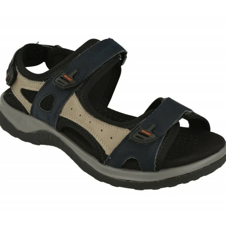 Sandalia De Gconfort Con Doble Velcro Ajustable Planta Anatomica De Descanso Y Piso De Poliuretano Aligerado