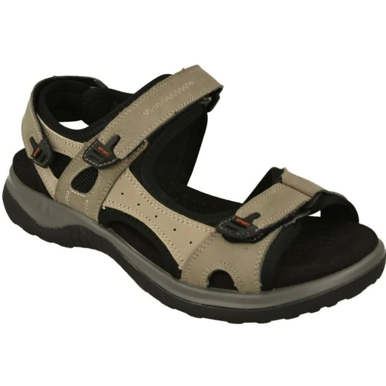 Sandalia De Gconfort Con Doble Velcro Ajustable Planta Anatomica De Descanso Y Piso De Poliuretano Aligerado