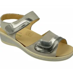 Sandalia Del Doctor Cutillas Con Soble Tira De Velcro Ajustable En Piel Vacuna Con Planta De Descanso Extraible Y Piso De Amorti