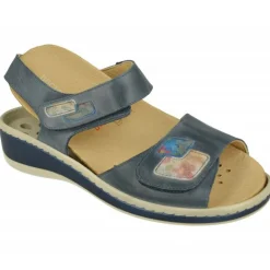 Sandalia Del Doctor Cutillas Con Doble Tira De Velcro Y Piso A Poliuretano Con Planta De Descanso Extraible