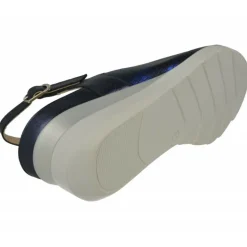 Sandalia De Piel Y Pala Elastica De Drucker Calzapedic, Plantilla Movible, Ancho 13