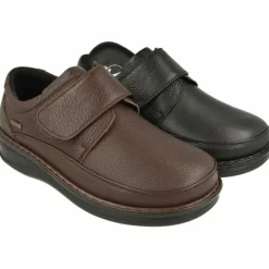 Velcro De G Comfort Con Bordon En Pala Y Piel Grabada, Membrana Impermeable Y Piso De Poliuretano Aligerado En Horma De Ancho 14