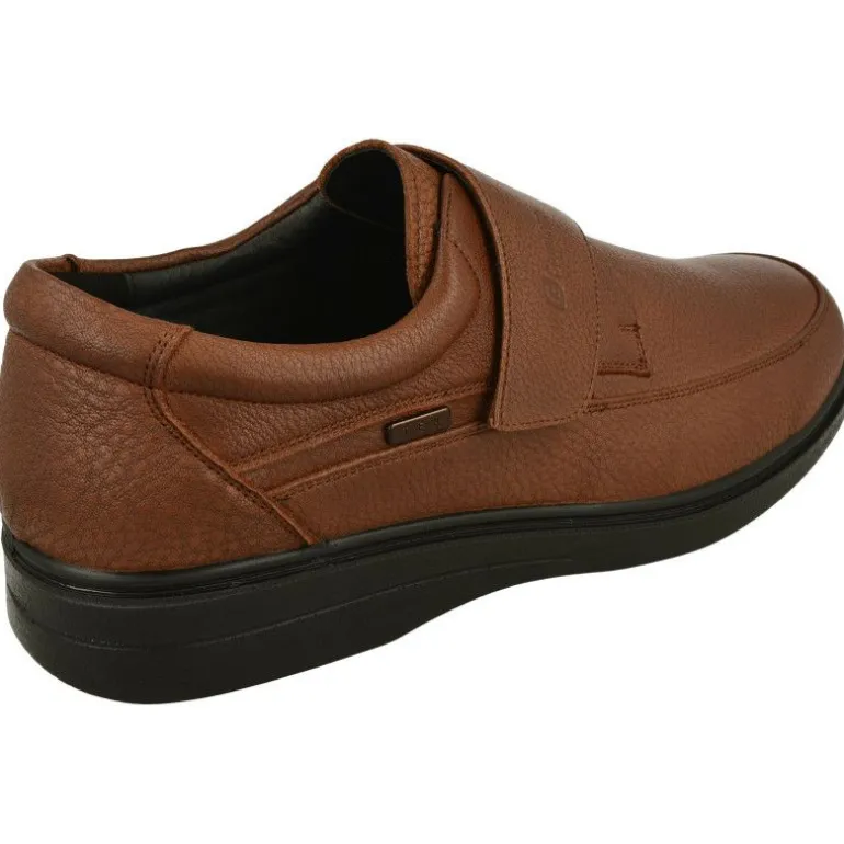 Velcro De G Comfort En Piel Grabada Con Bordon En Pala, Membrana Impermeable Y Piso De Poliuretano Con Planta Extraible