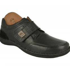 Velcro De Josef Seibel En Piel Vacuna Con Planta De Descanso Para Pies Grandes Y Anchos Con Piso Y Planta De Descanso