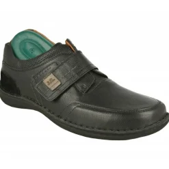 Velcro De Josef Seibel En Piel Vacuna Con Planta De Descanso Para Pies Grandes Y Anchos Con Piso Y Planta De Descanso