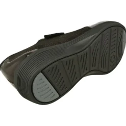 Velcro Del Doctor Cutillas En Piel Combinada Charol Grabado, Piso Pluma Latex Y Planta De Descanso Extraible