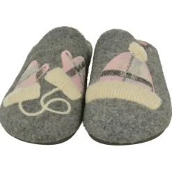 Zapatilla Chinela De Garzon Con Bordado Gorro Manoplas Y Gorro, Planta De Descanso Extraible Con Suela De Caucho