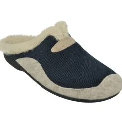 Zapatilla Chinela De Garzon Con Pala En Micropana Y Planta De Descanso Movible Con Piso De Goma Antideslizante