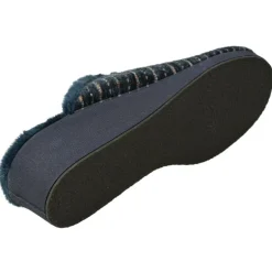 Zapatilla Chinela De Garzon De Pano Aterciopelado Estampado Con Piso De Cuna Esponja.