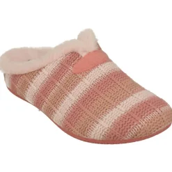 Zapatilla Chinela De Garzon En Pano Estampado Rayas, Con Piso De Cuna De Caucho Y Planta Interior De Gel Muy Confortable.