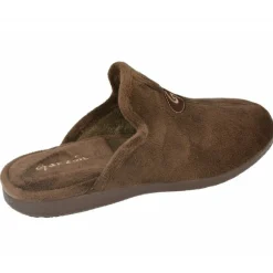 Zapatilla Chinela De Garzon En Tejido Confortable De Dacha Con Suela De Caucho Y Horma De Ancho Especial